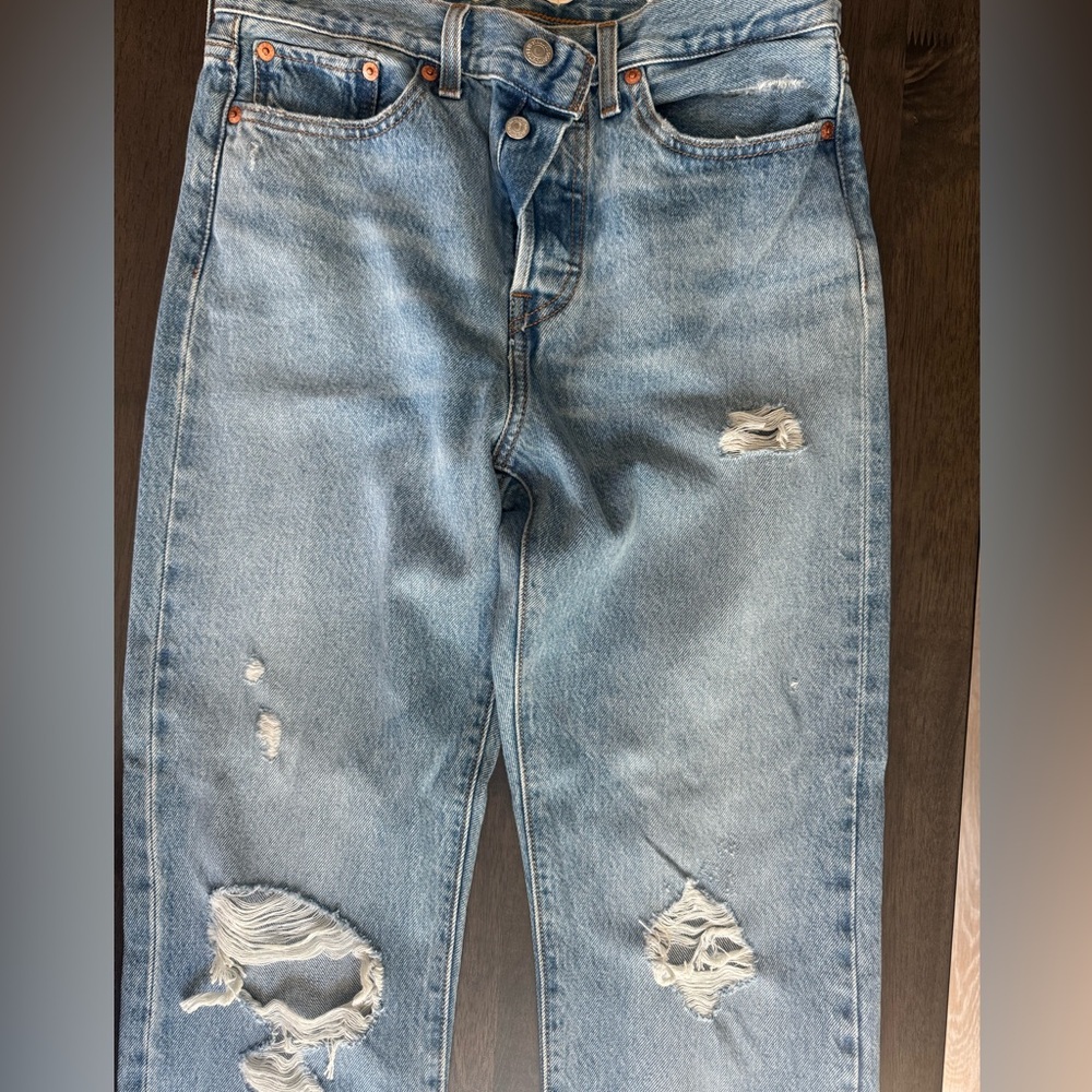 Levi's Women's Wedgie Straight Leg Jeans - Light Blue